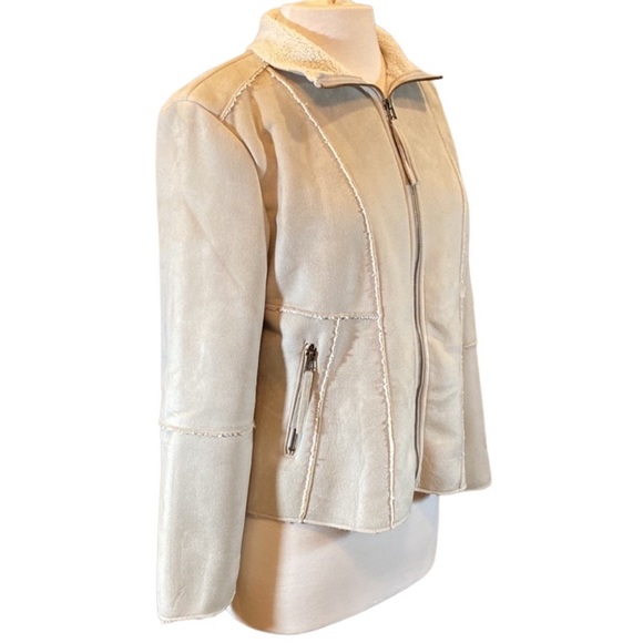 Chico's Faux Suede Jacket - Picture 3 of 7